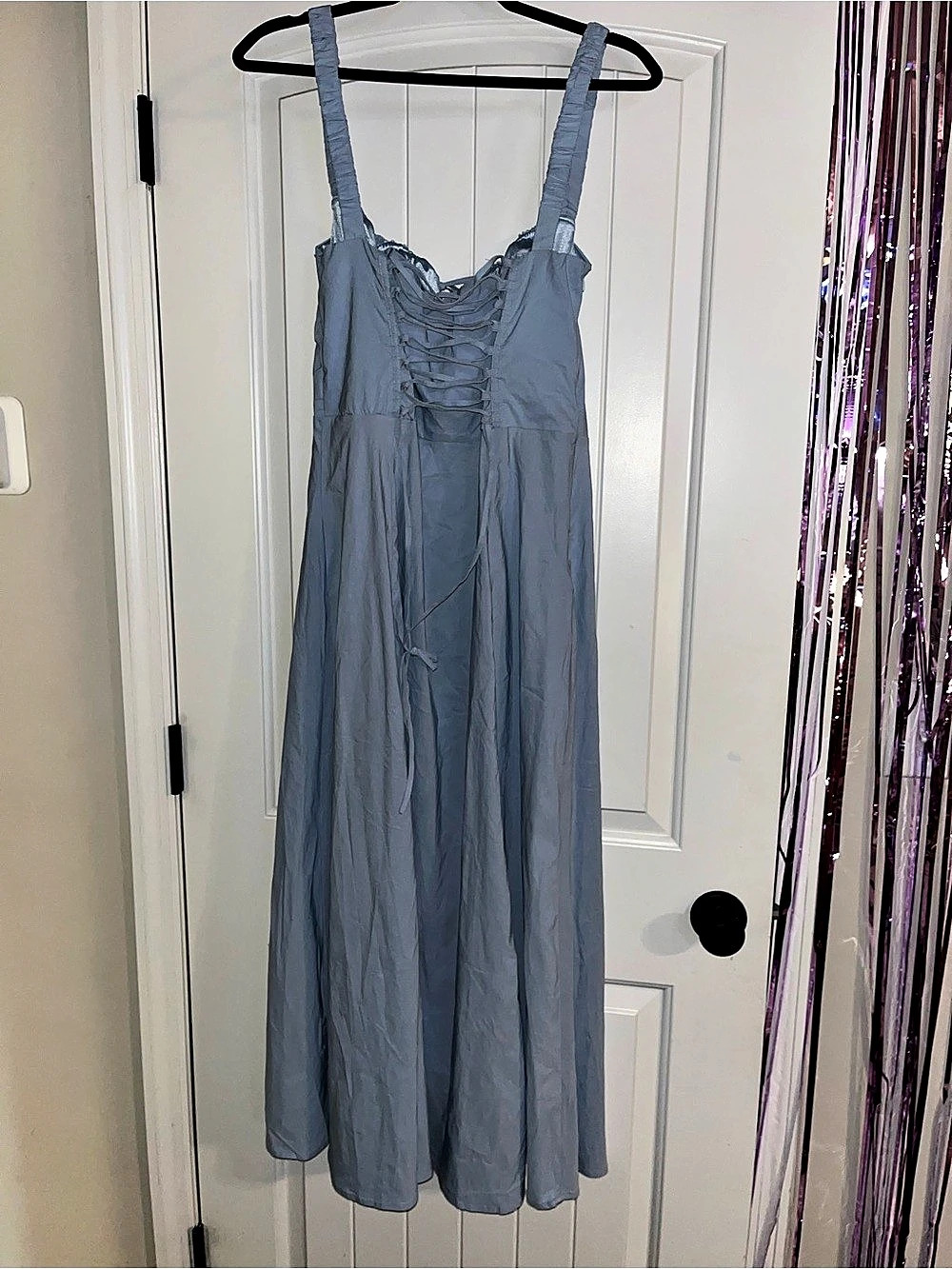 Glengee Maxi Dress in Blue Size Medium NWT